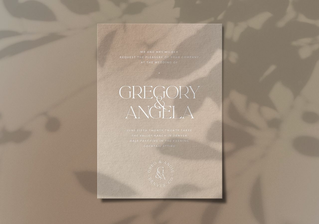 Angie Wedding Invitation