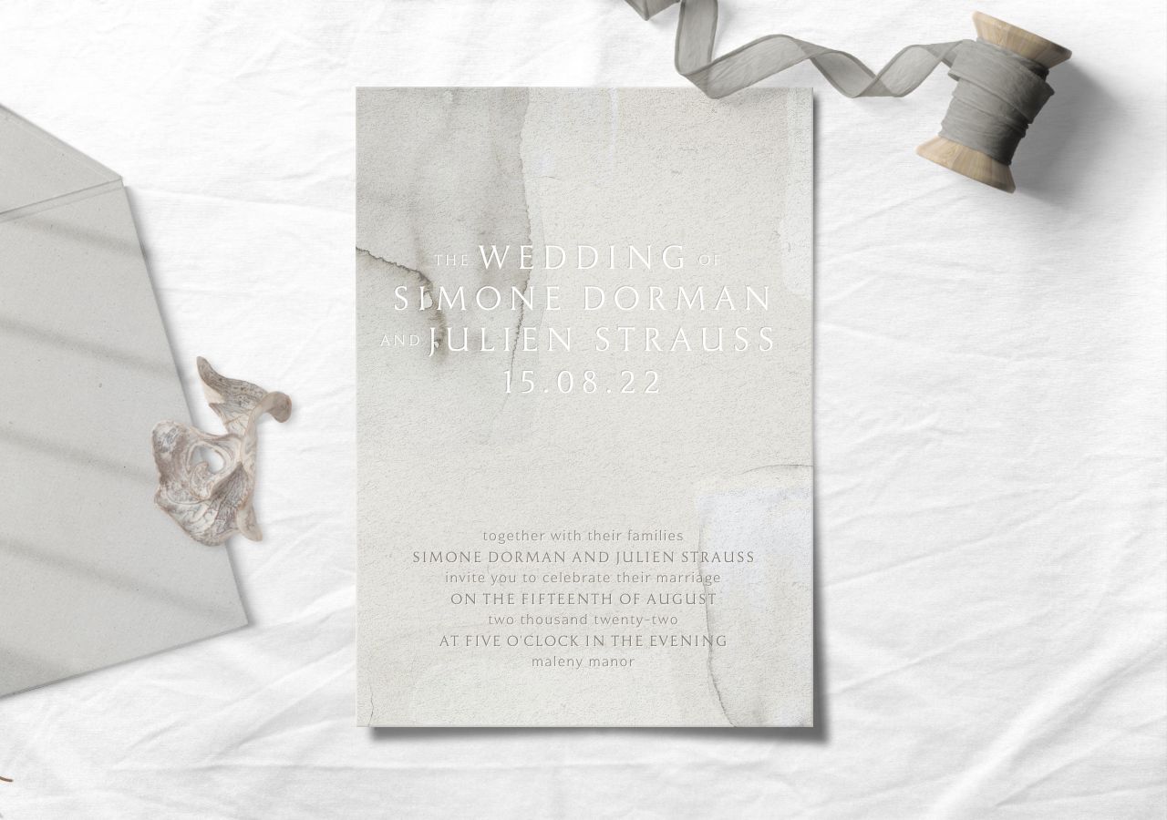 Simone Wedding Invitation