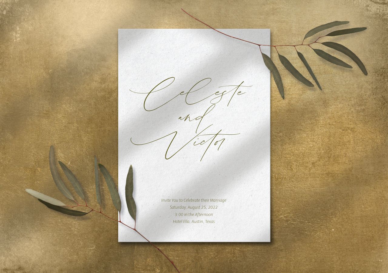 Celeste Wedding Invitation