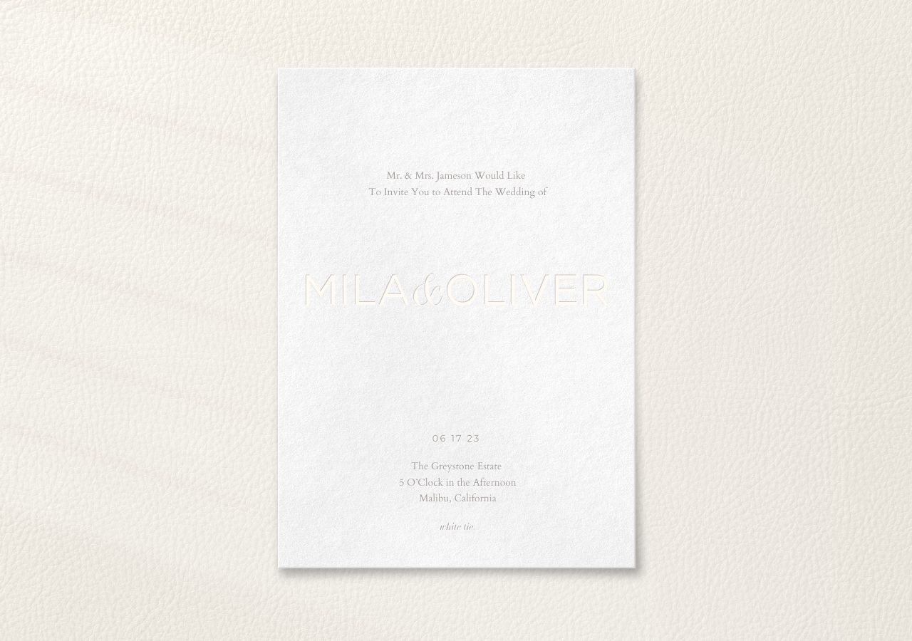Mila Wedding Invitation