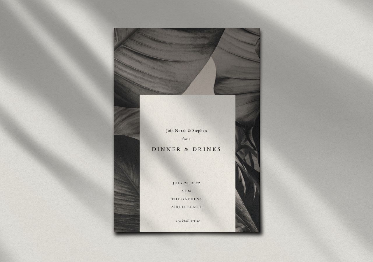 Nora Rehearsal Dinner Invitation