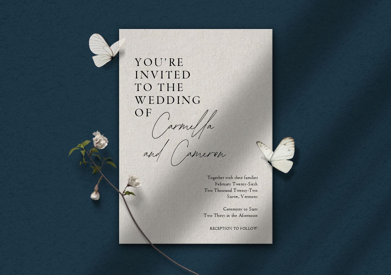 Carmella Wedding Invitation