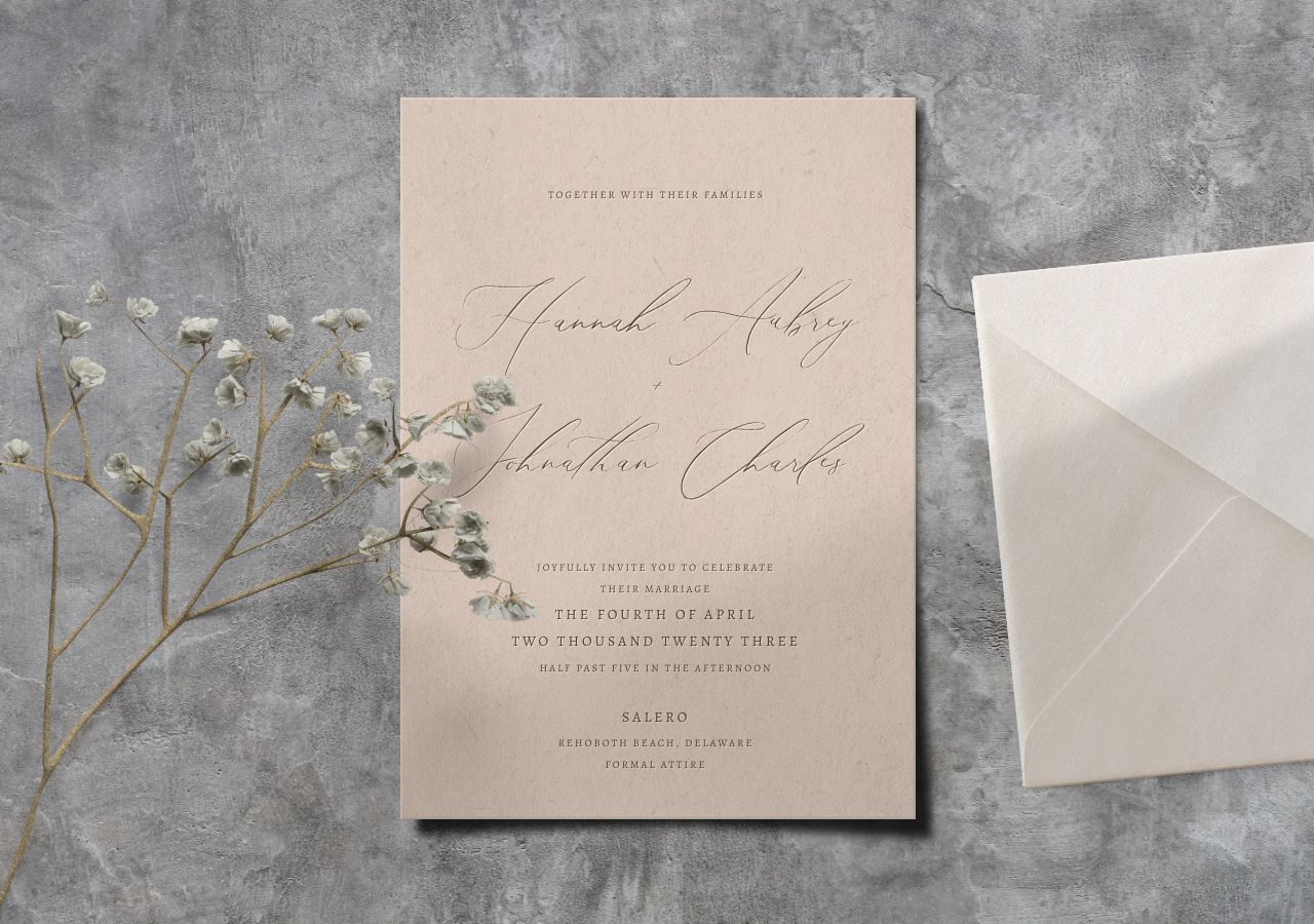 Hannah Wedding Invitation