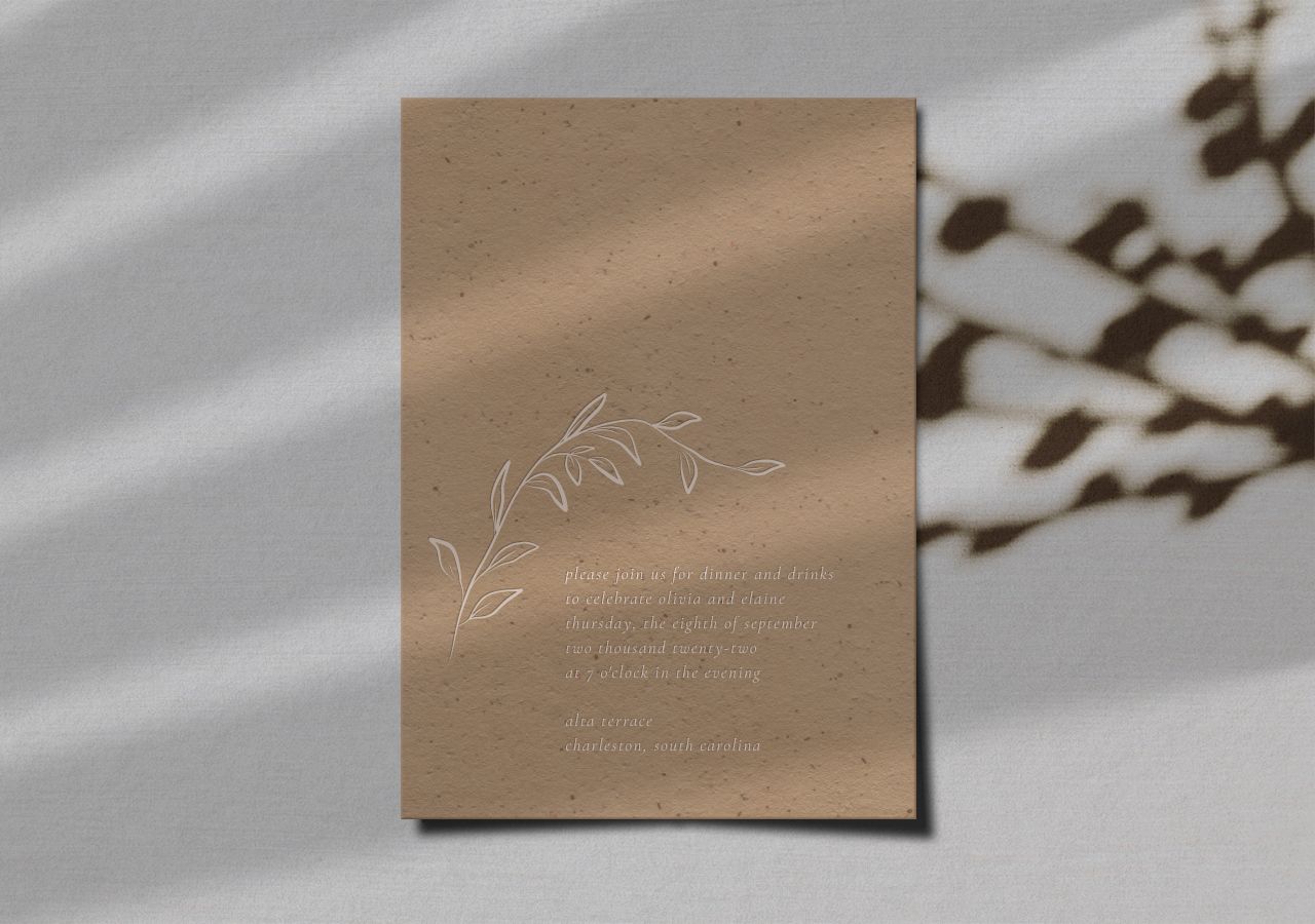 Elaine Rehearsal Dinner Invitation