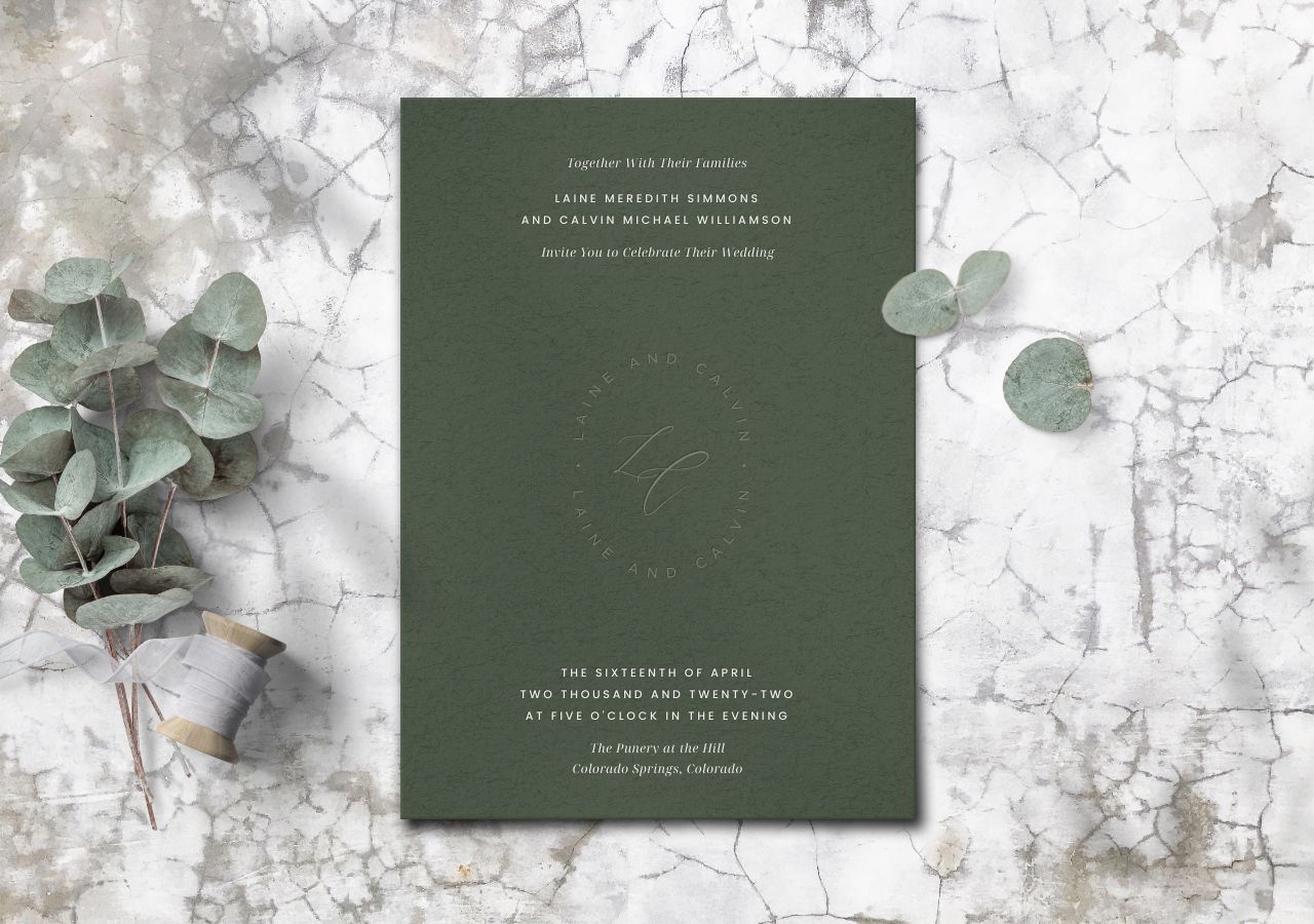 Laine Wedding Invitation