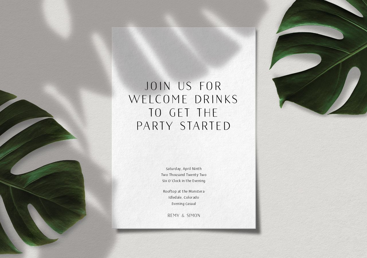 Remy Rehearsal Dinner Invitation