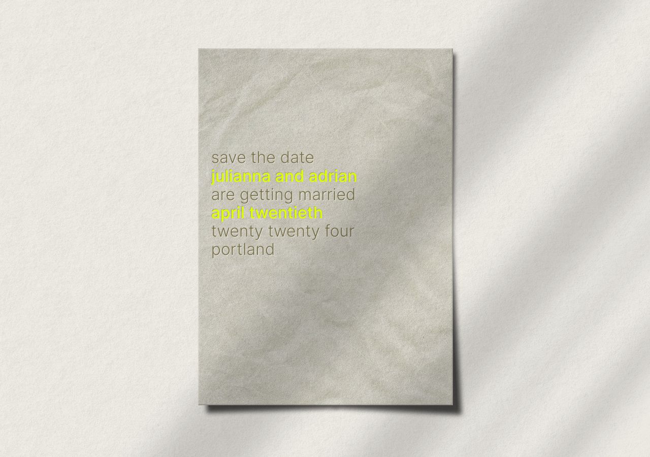 Julianna Save the Date