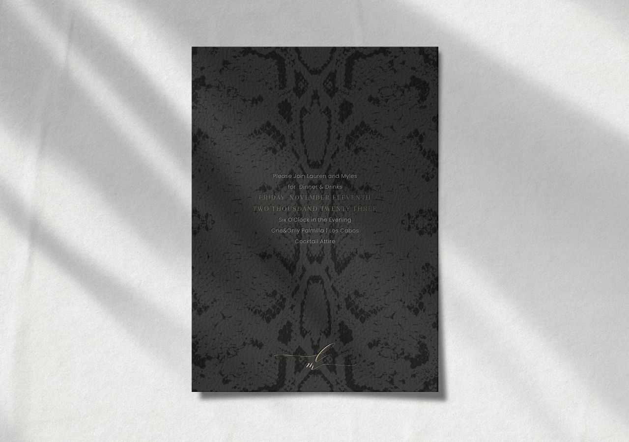 Lauren Rehearsal Dinner Invitation