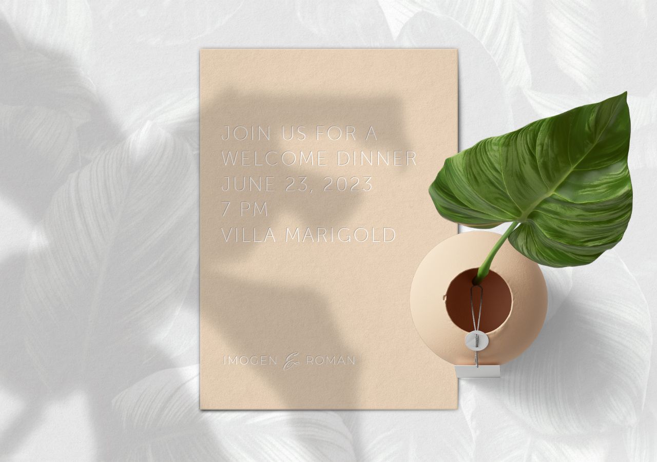 Imogen Rehearsal Dinner Invitation