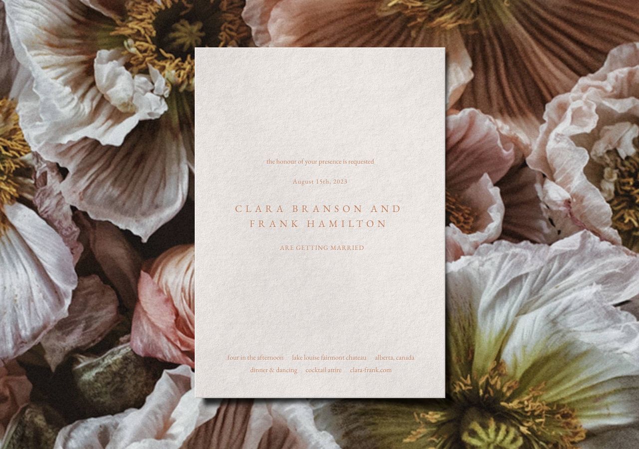 Clara Wedding Invitation