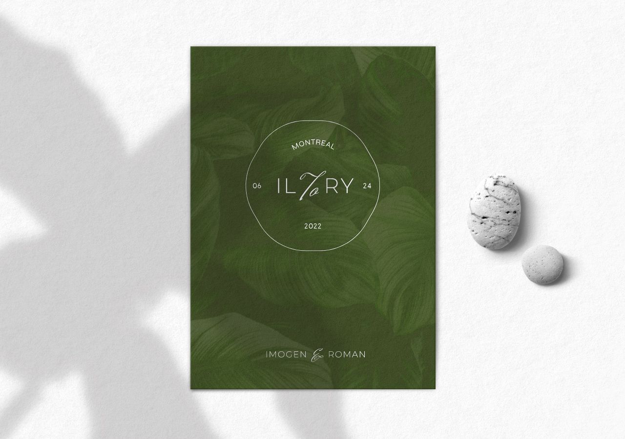 Imogen Save the Date Dark