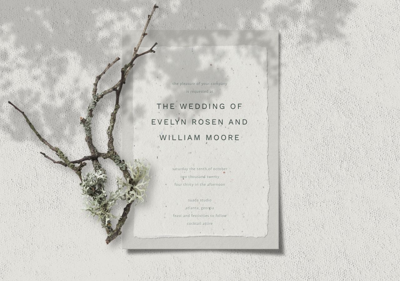 Evelyn Wedding Invitation