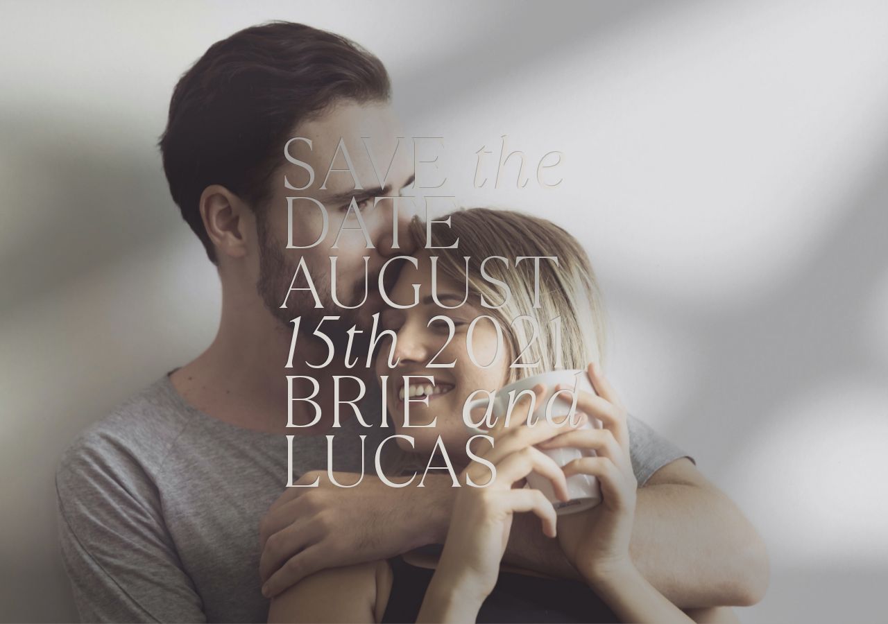 Brie Photo Save the Date