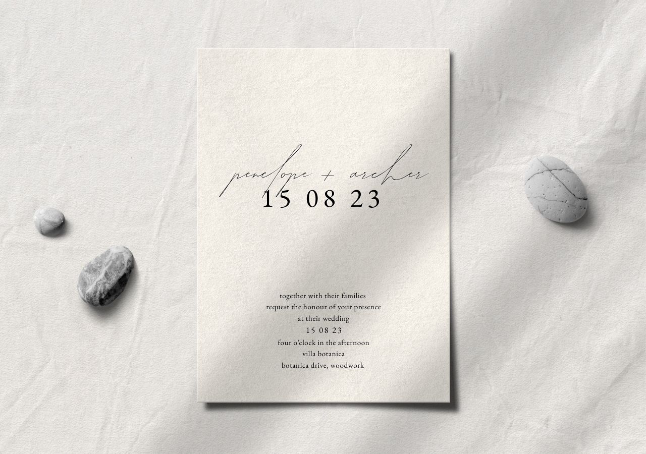 Penelope Wedding Invitation