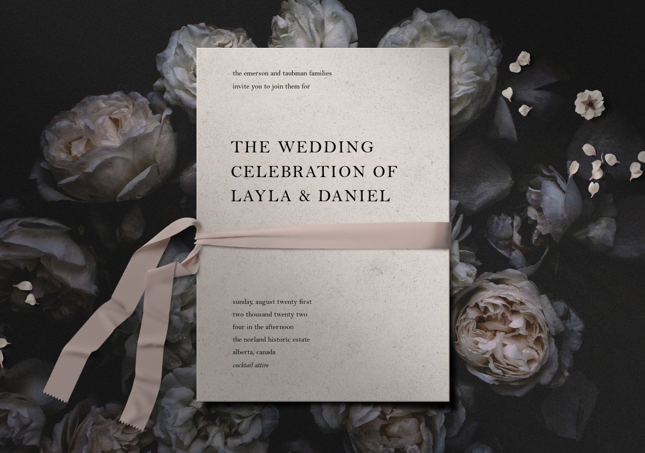 Layla Wedding Invitation
