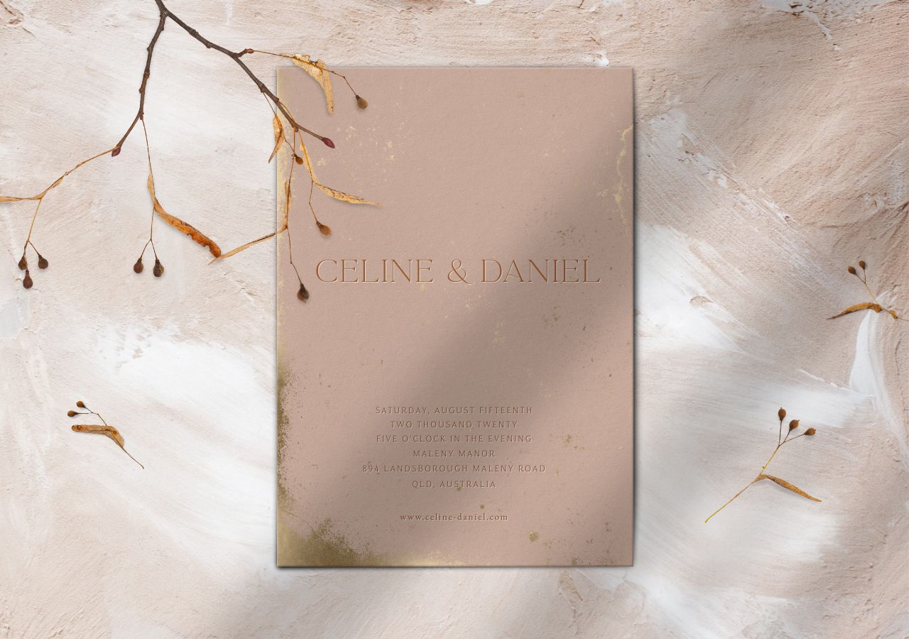 Celine Wedding Invitation