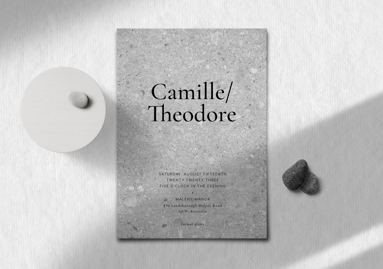 Theodore Wedding Invitation