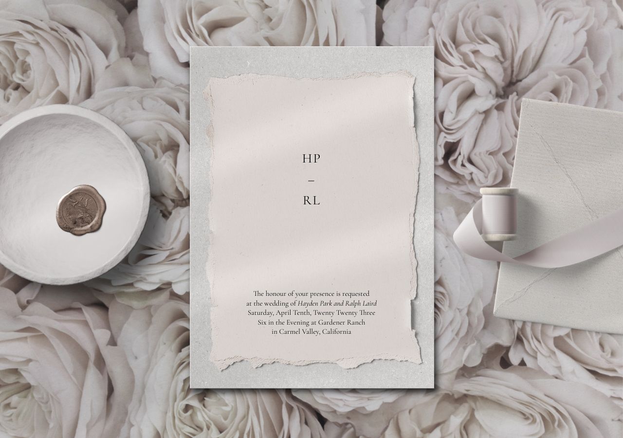 Hayden Wedding Invitation