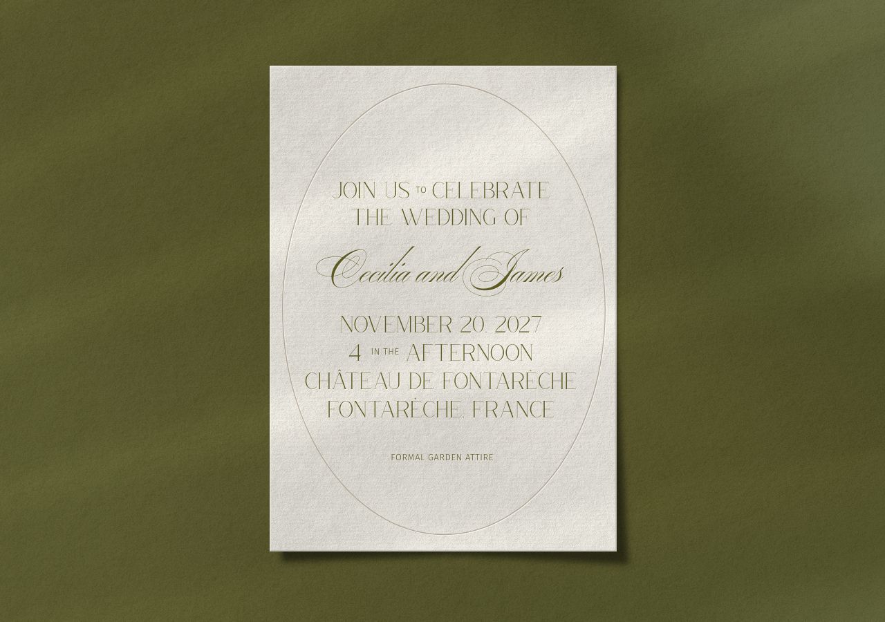 Cecilia Wedding Invitation