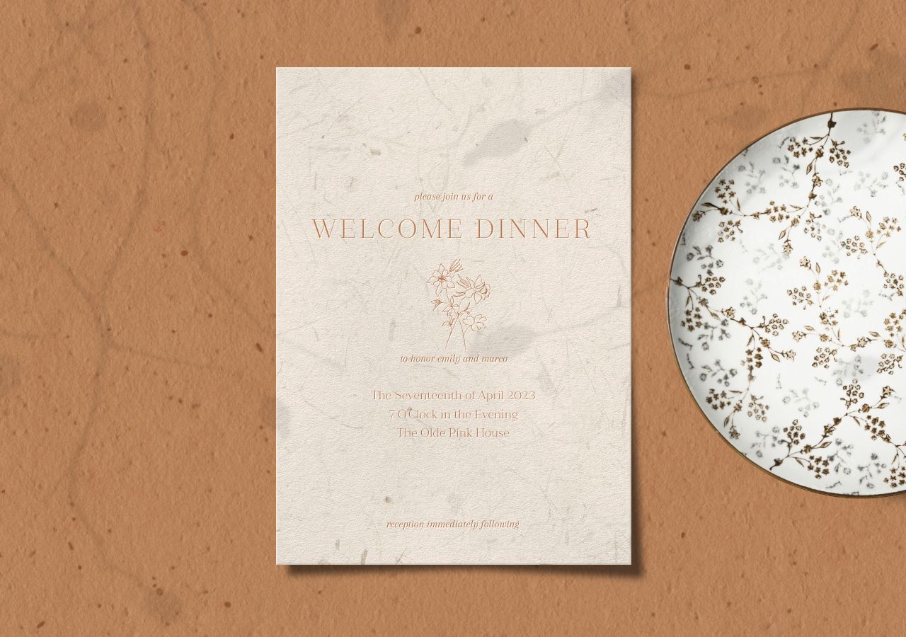 Marco Rehearsal Dinner Invitation