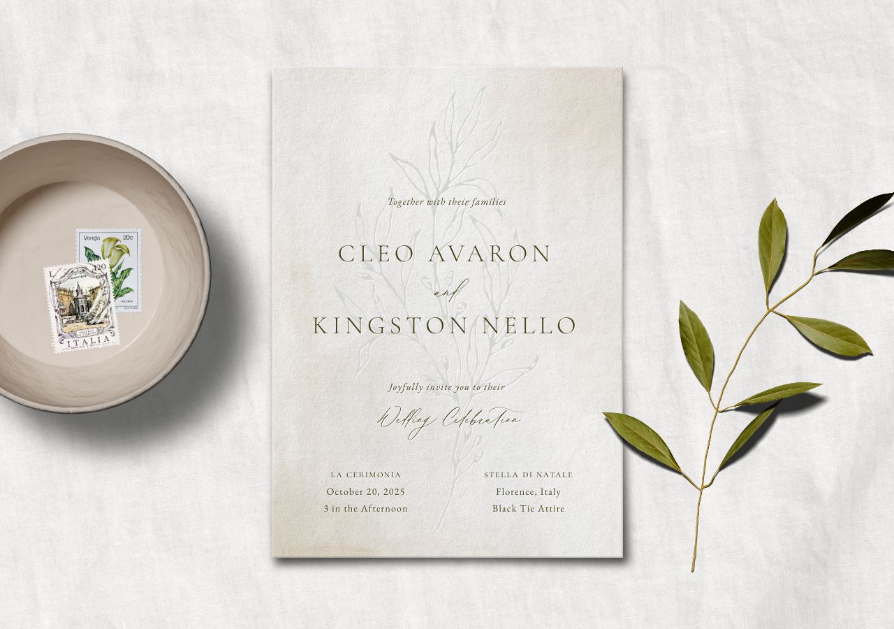 Cleo Wedding Invitation