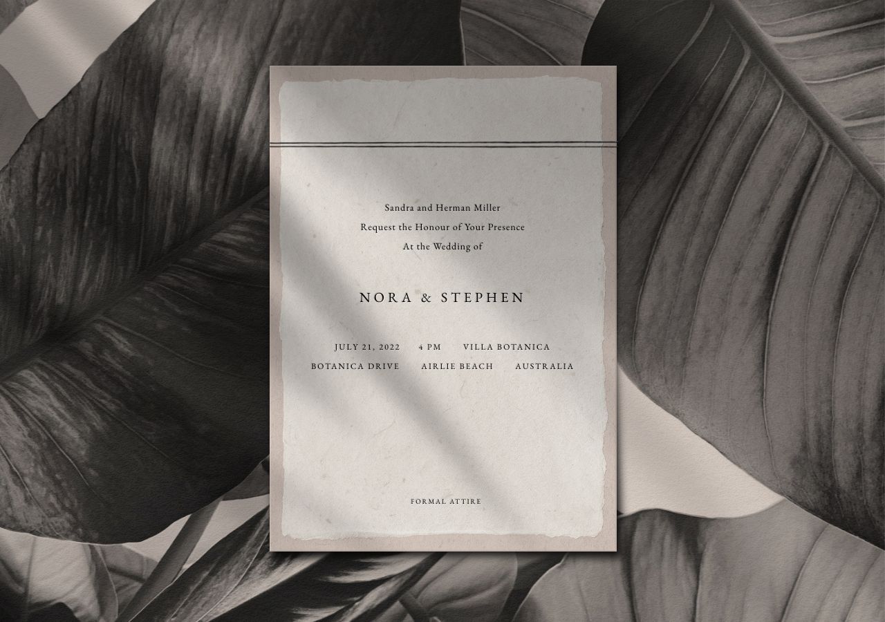 Nora Wedding Invitation