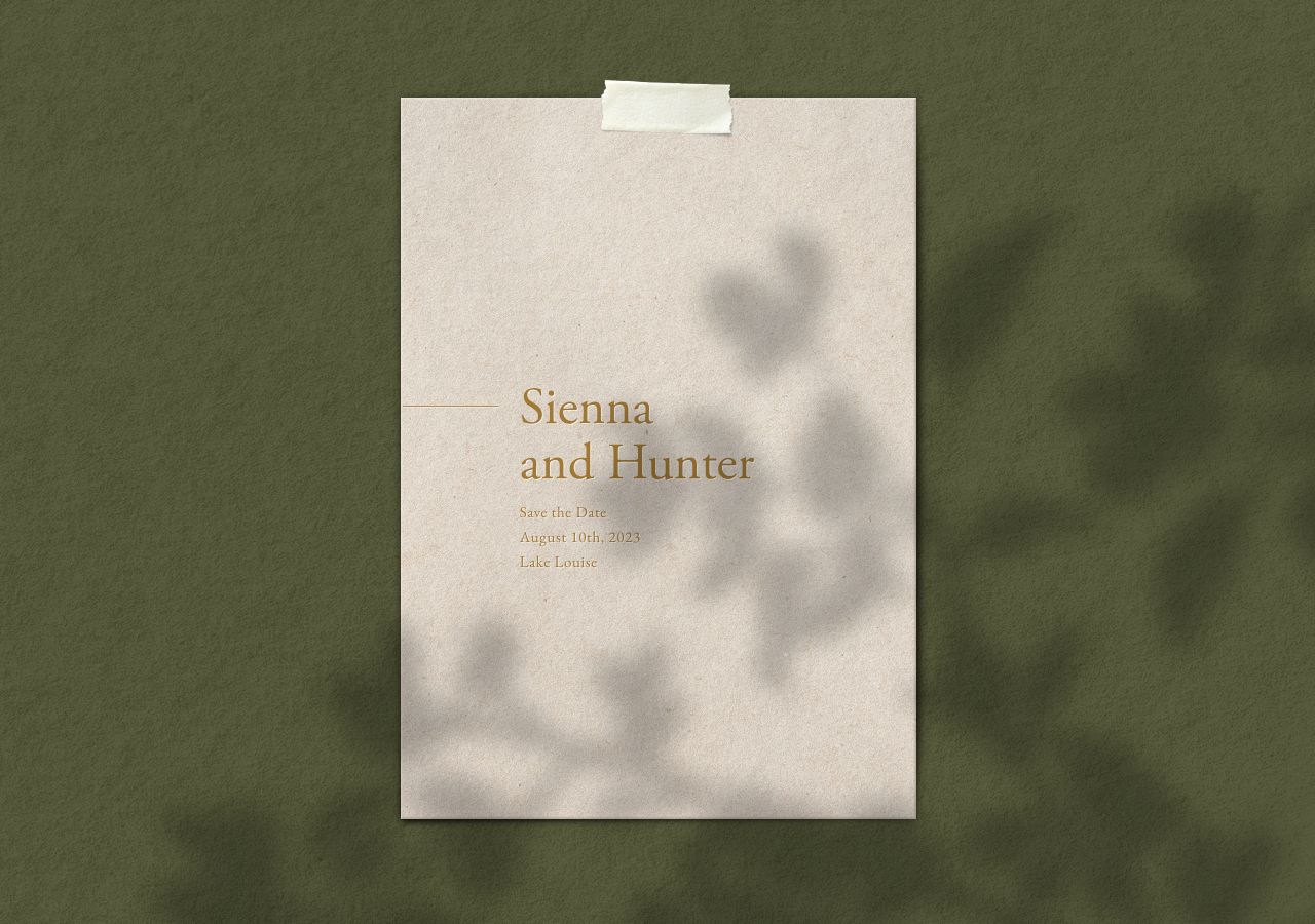 Hunter Save the Date