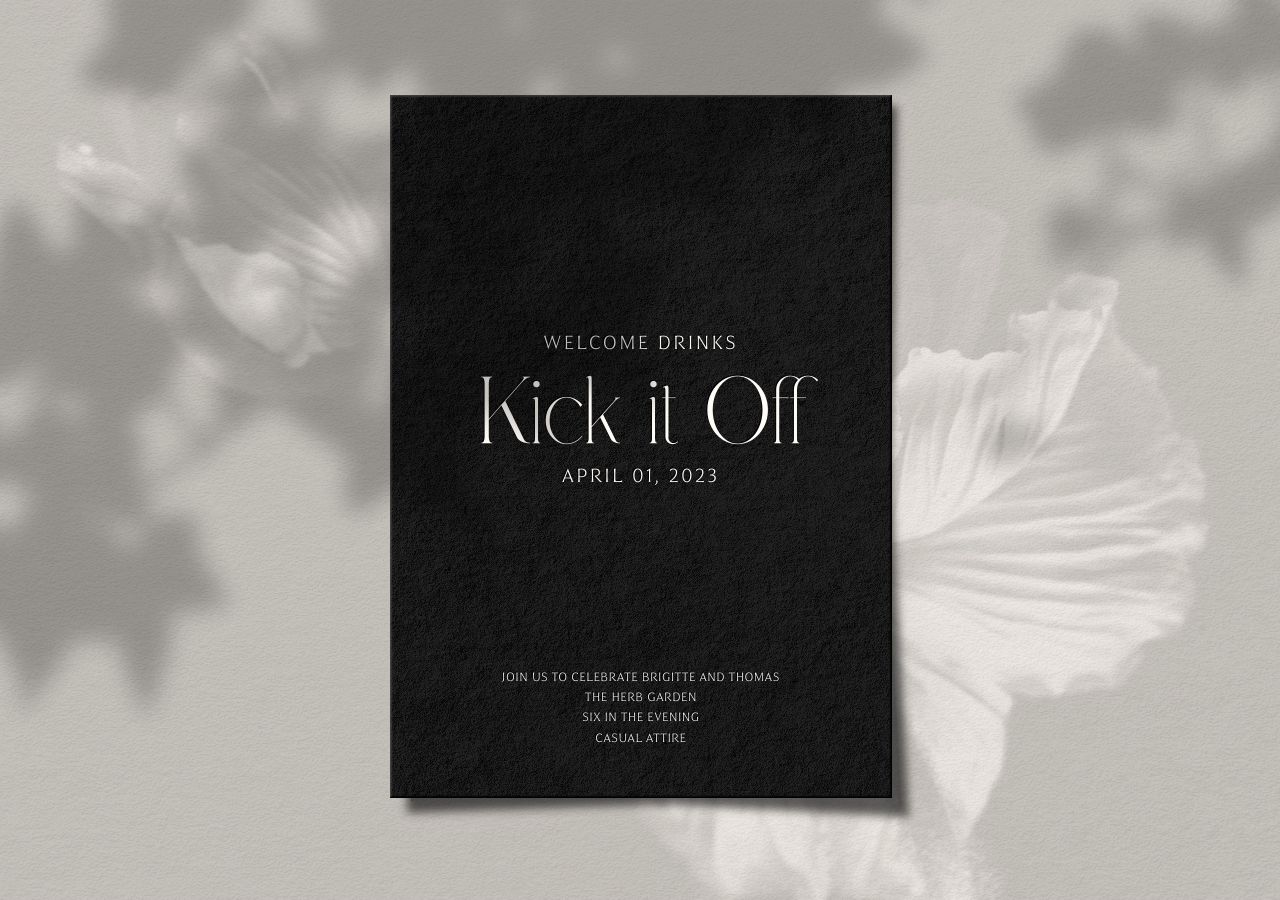 Brigitte Rehearsal Dinner Invitation