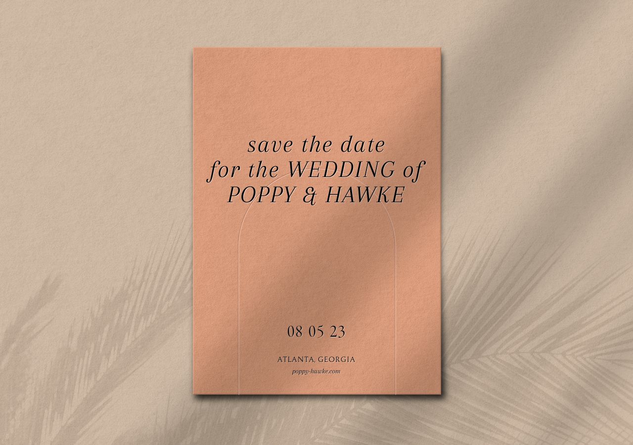 Poppy Save the Date
