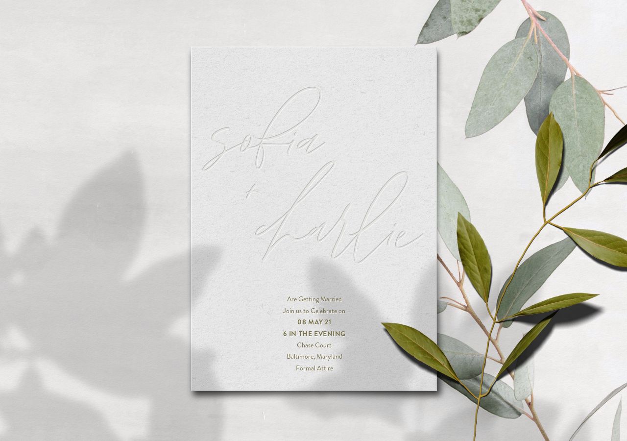Sofia Wedding Invitation