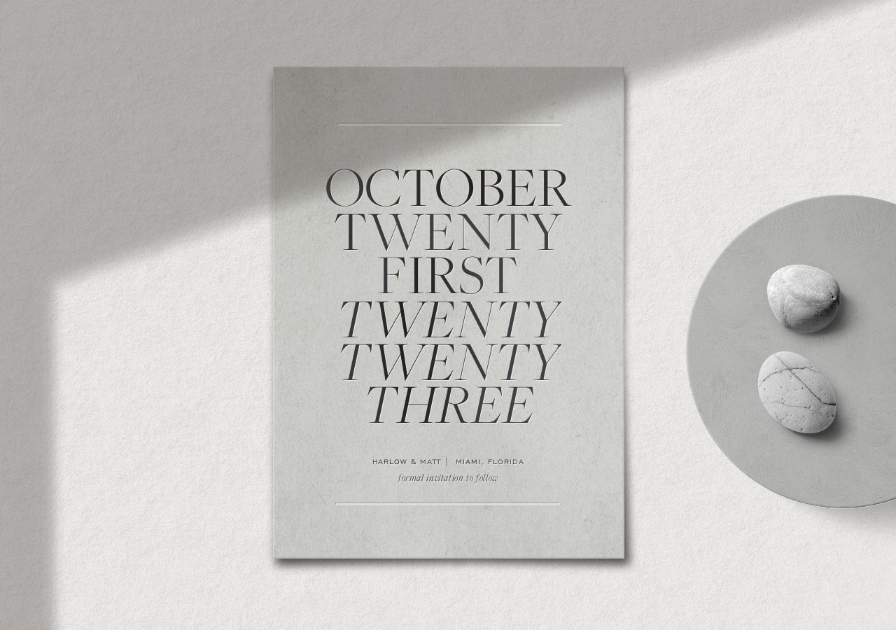 Harlow Save the Date