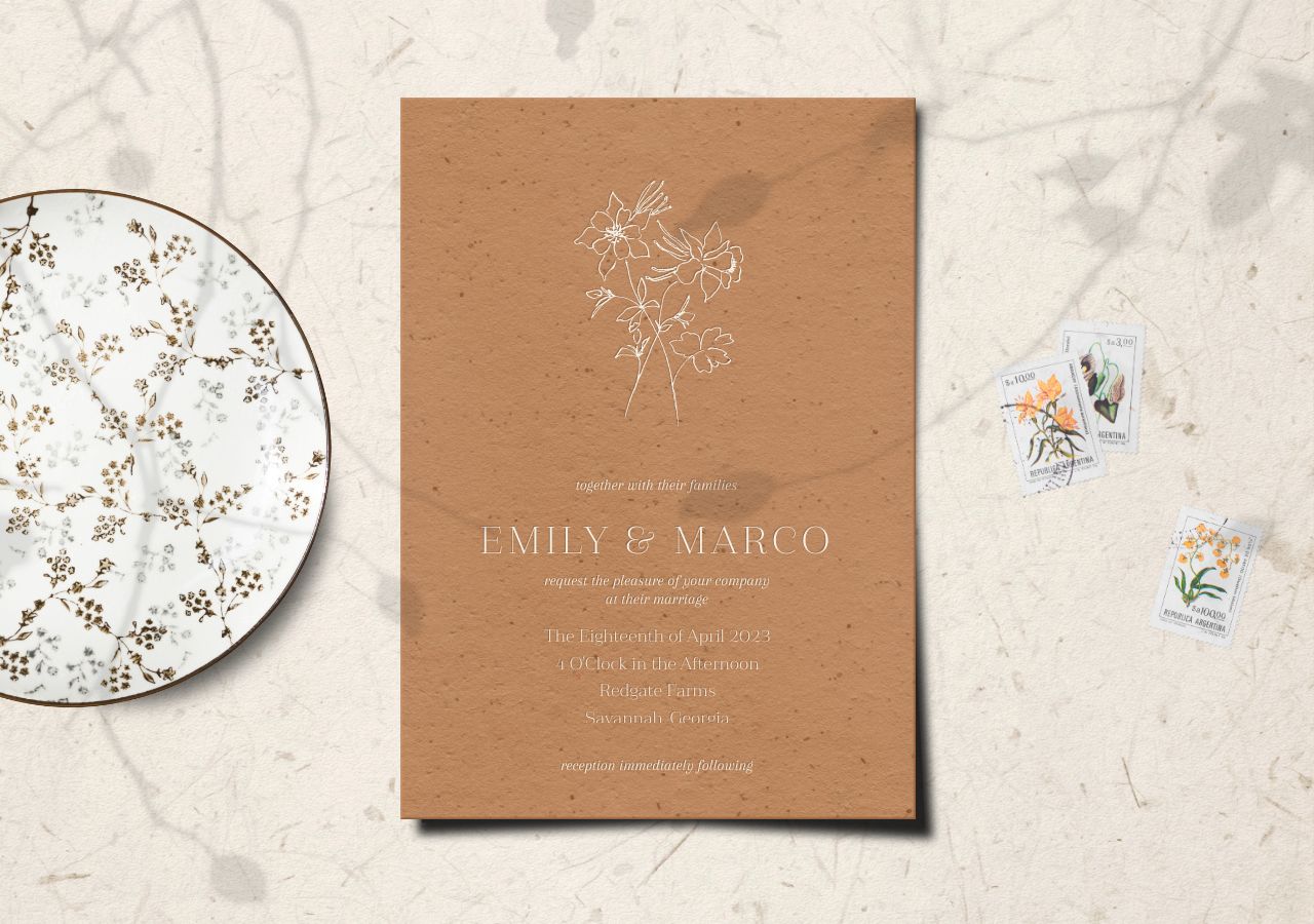 Marco Wedding Invitation