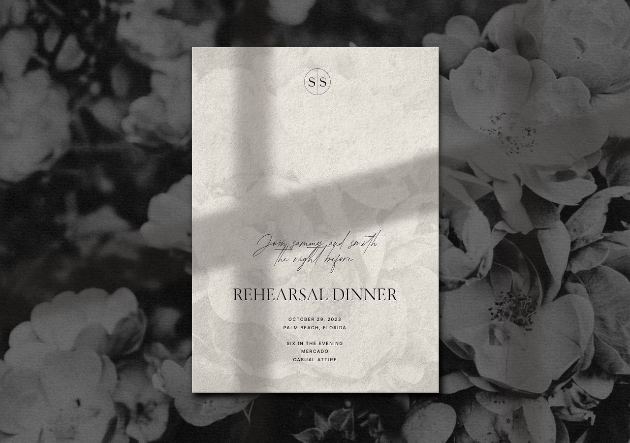 Smith Rehearsal Dinner Invitation