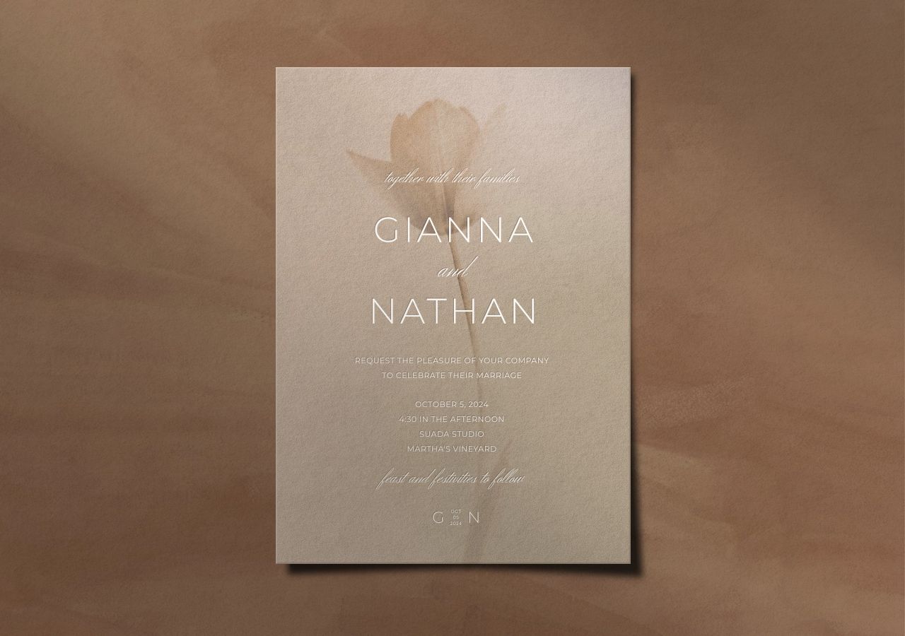 Gianna Wedding Invitation