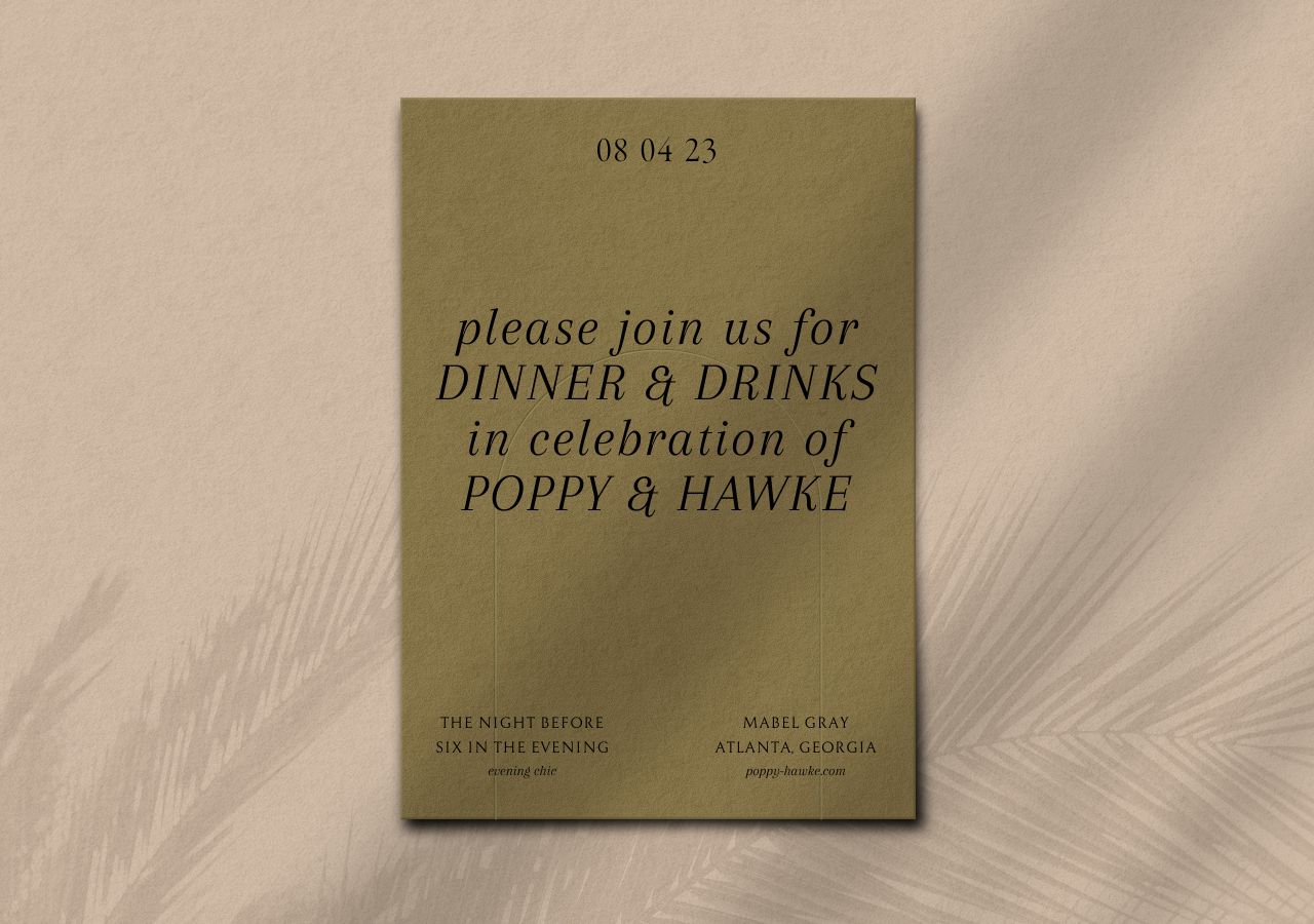 Poppy Rehearsal Dinner