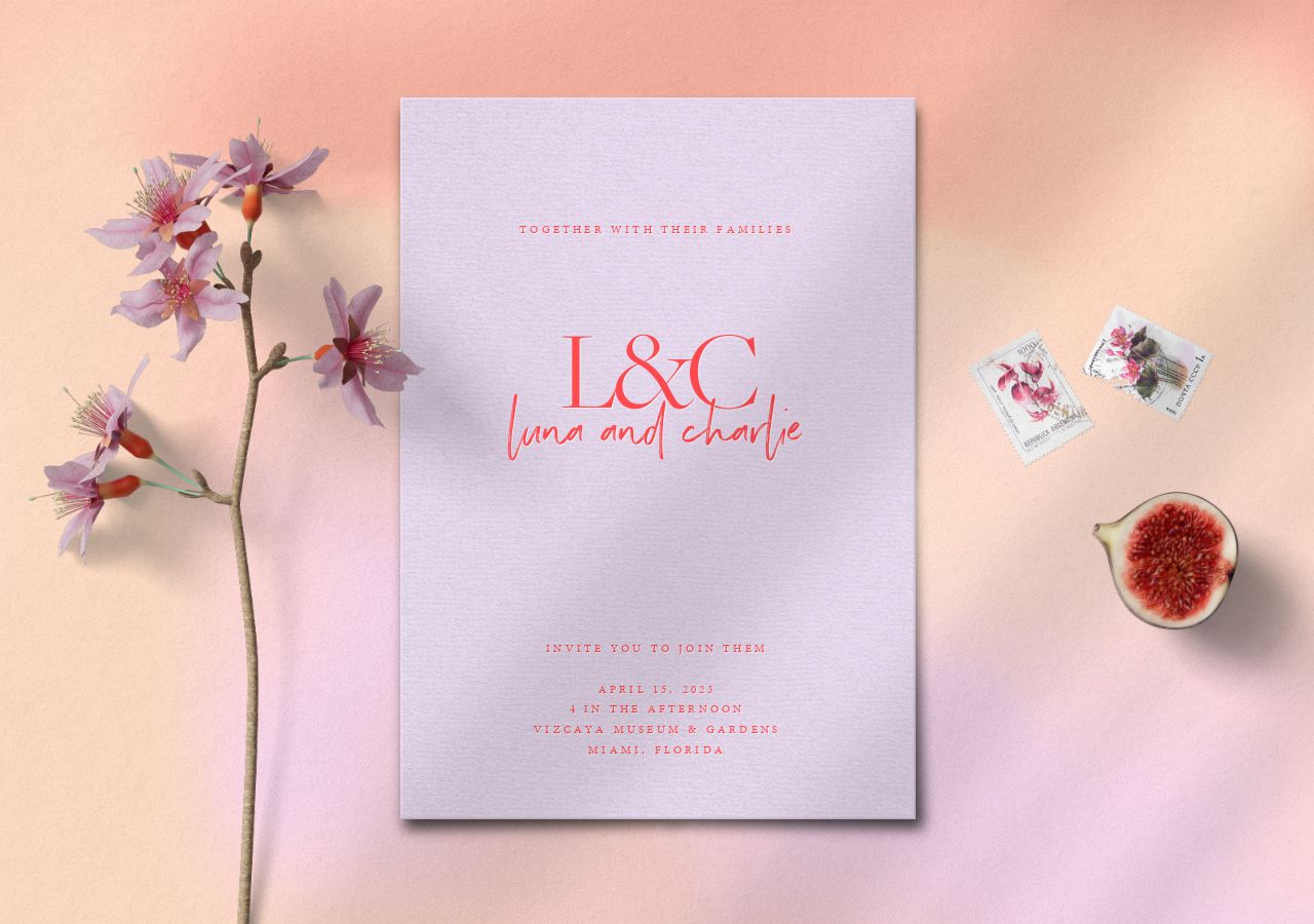 Luna Wedding Invitation