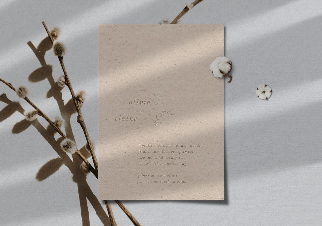 Elaine Wedding Invitation