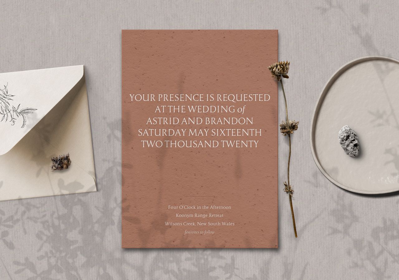 Astrid Wedding Invitation