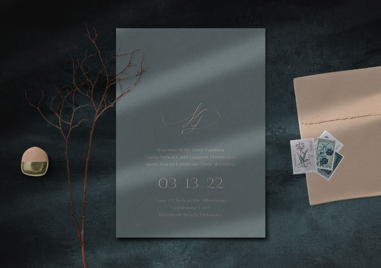 Grayson Wedding Invitation