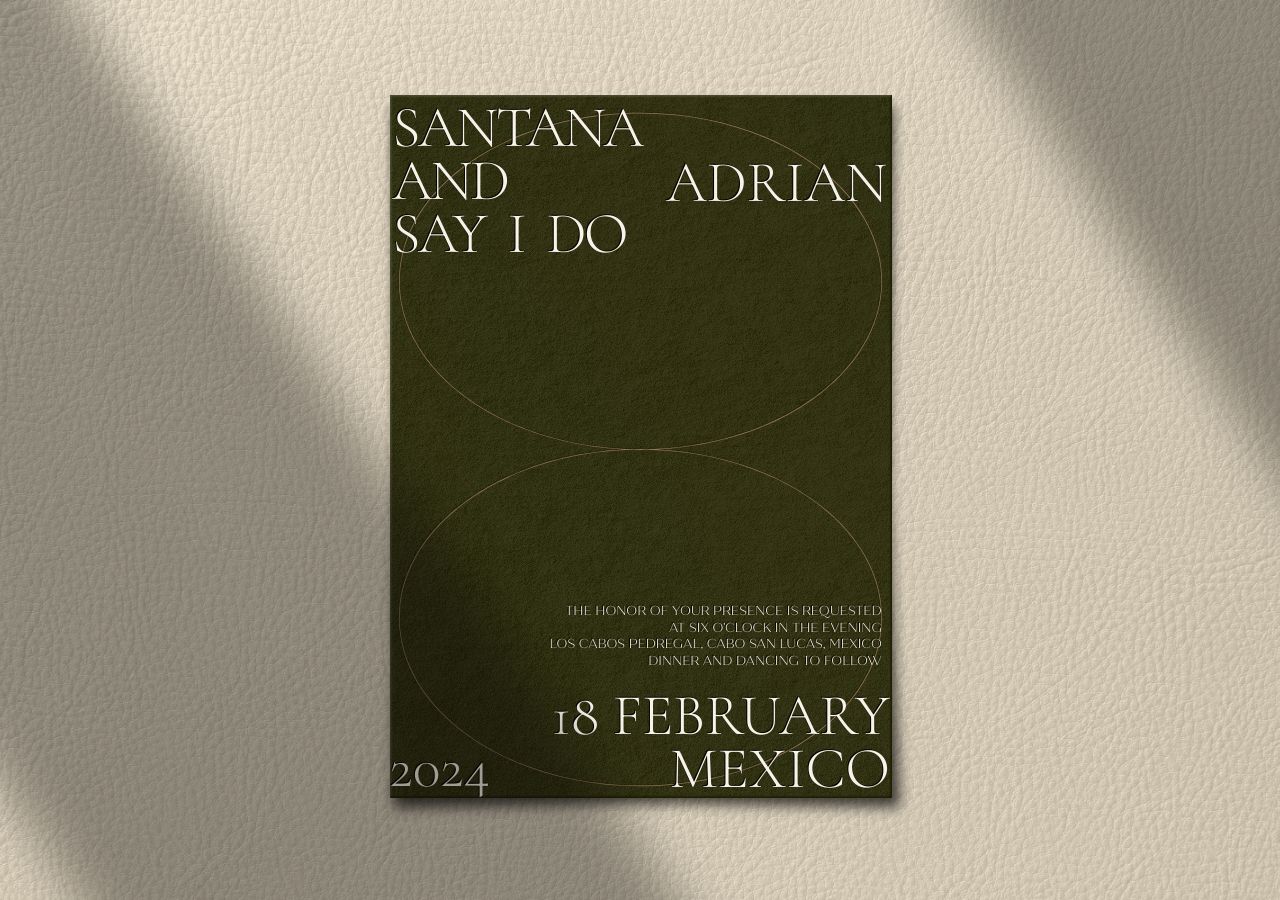 Santana Wedding Invitation