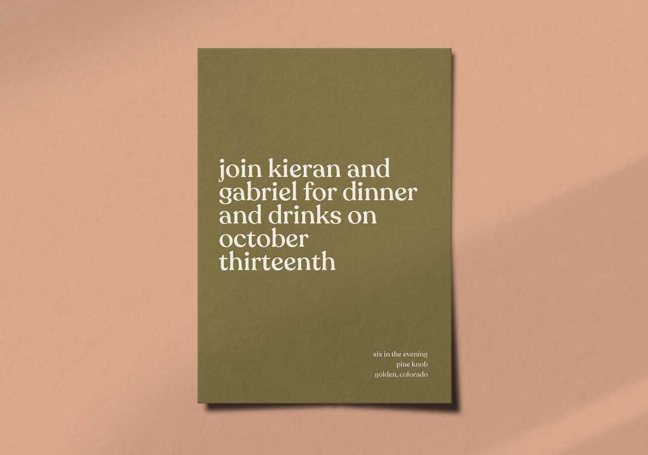 Kieran Rehearsal Dinner