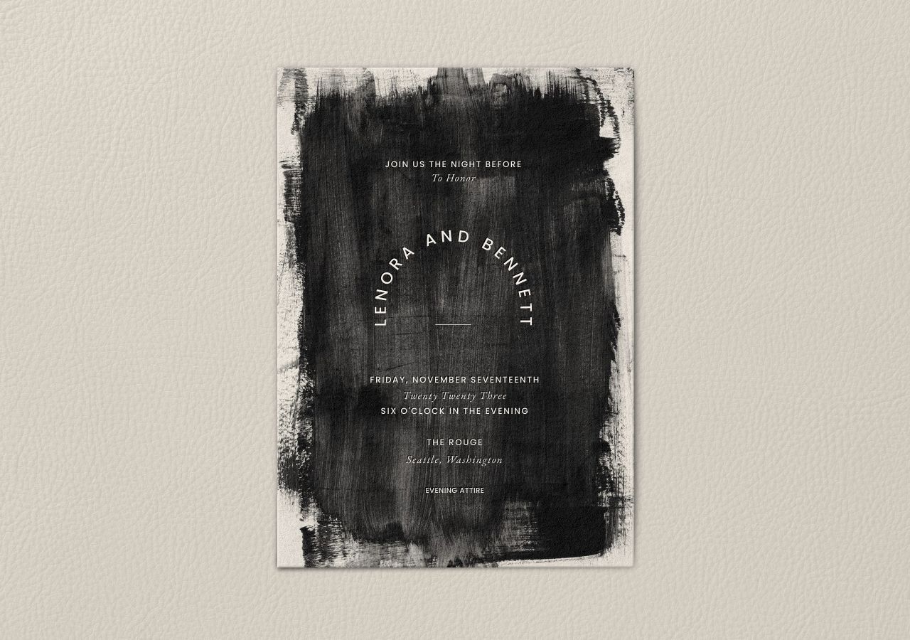 Lenora Rehearsal Dinner Invitation