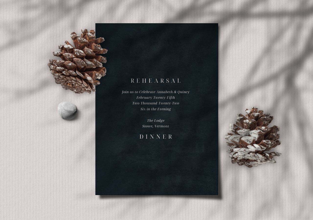 Annabeth Rehearsal Dinner Invitation