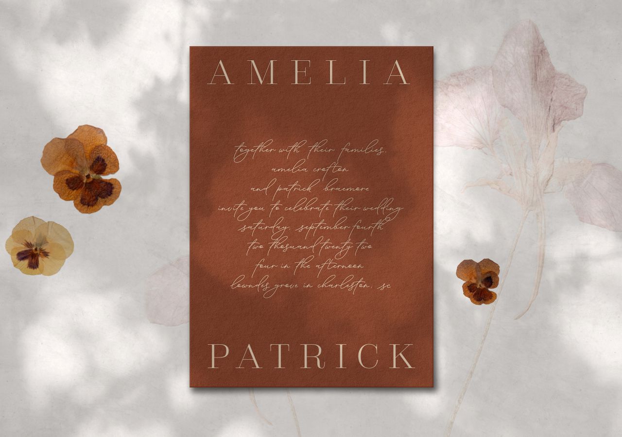 Amelia Wedding Invitation