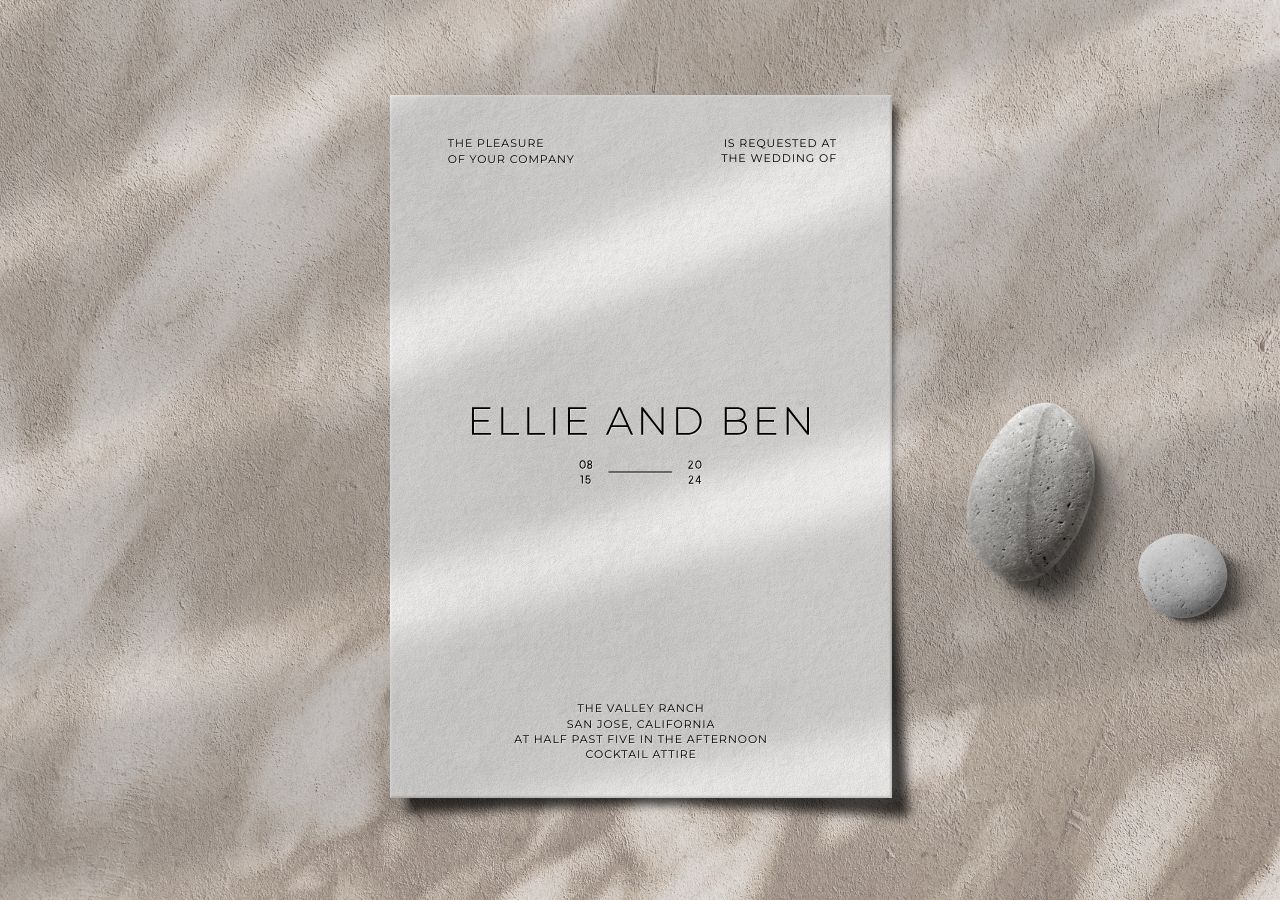 Ellie Wedding Invitation