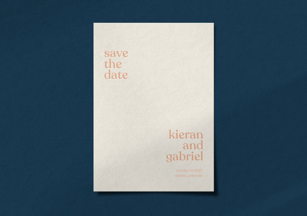 Kieran Save the Date