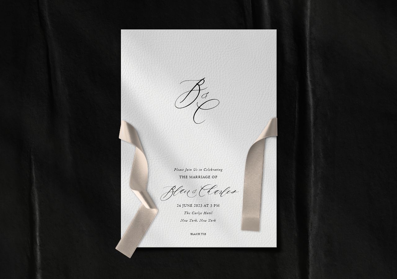 Blair Wedding Invitation