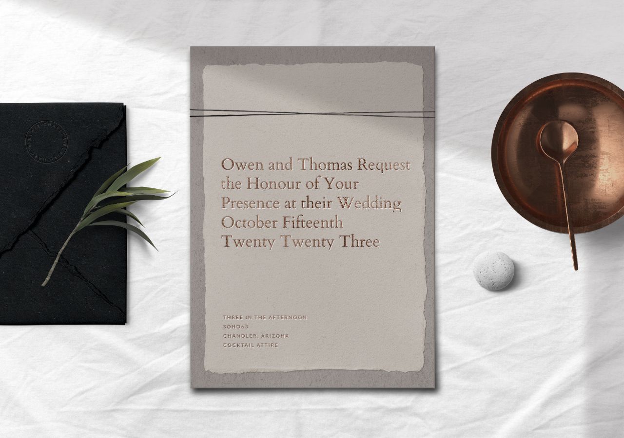 Thomas Wedding Invitation