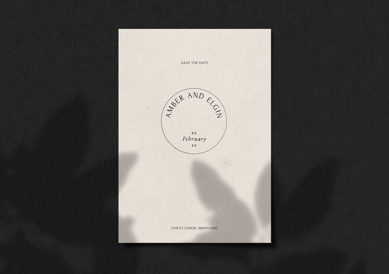 Amber Save the Date