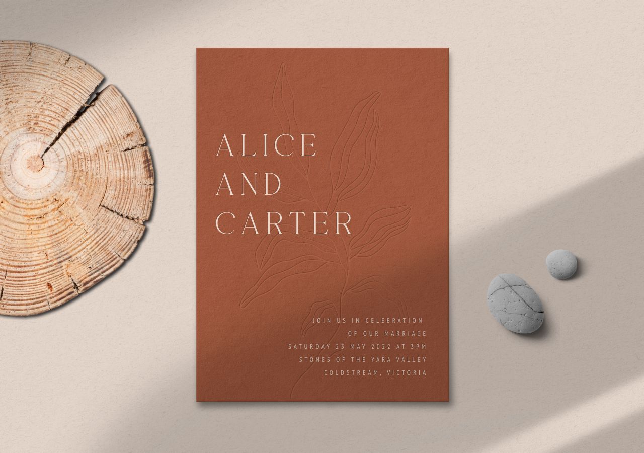Carter Wedding Invitation